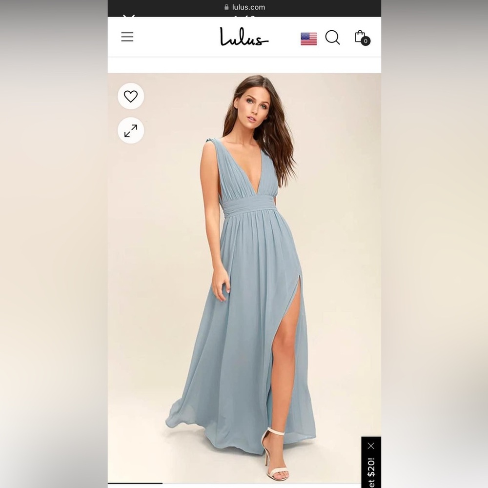 Lulus blue dress